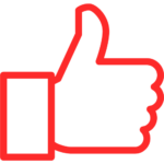Cartoon thumbs up